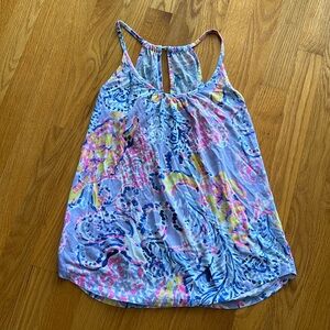 Lilly Pulitzer Ladies XXS Sleeveless Blouse Lilac Verben